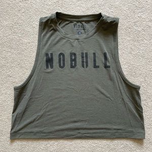 No bull Muscle Tank Women’s Olive Green Small